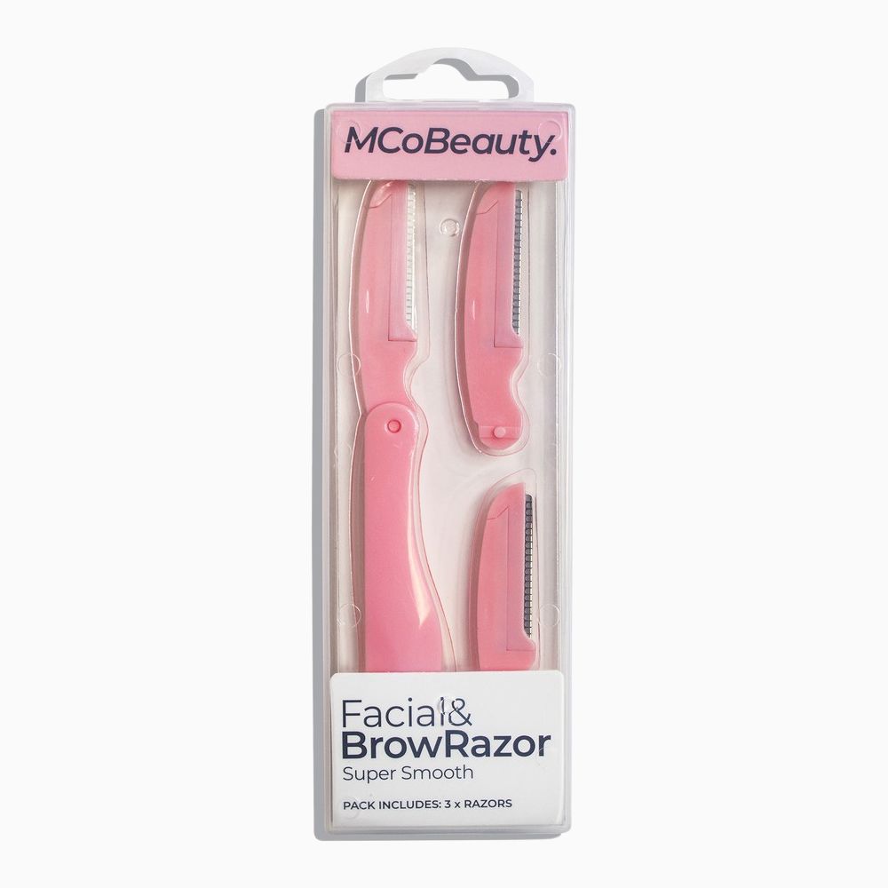 MCoBeauty Super Smooth Facial & Brow Razor 3 Pack