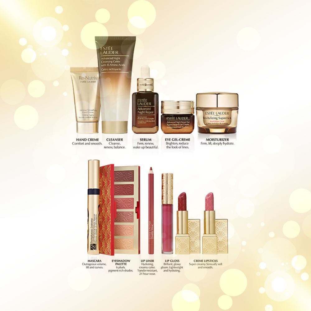 Estée Lauder Blockbuster Gift Set 7 Full-Size Favourites + More!