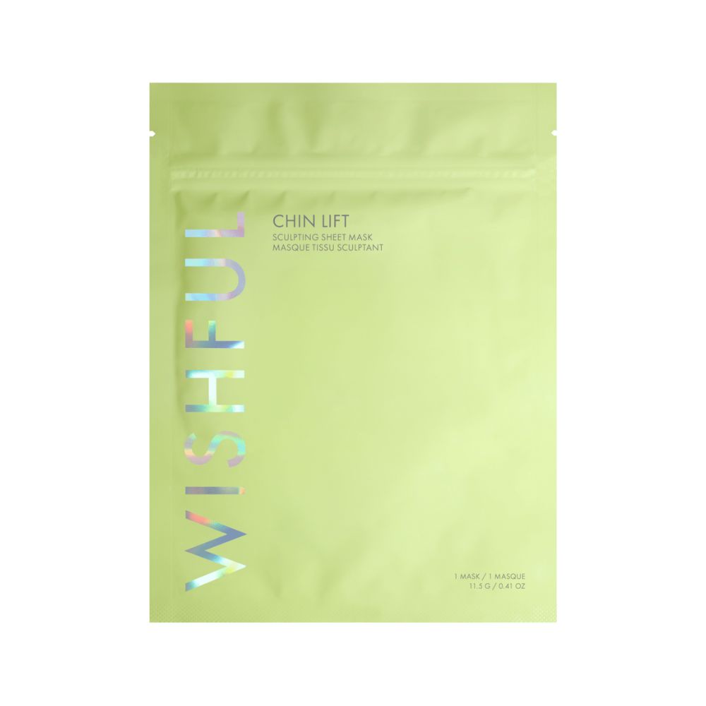 Huda Beauty Chin Lift Peptide &amp; Niacinamide Sculpting Single Sheet Mask 11.5g