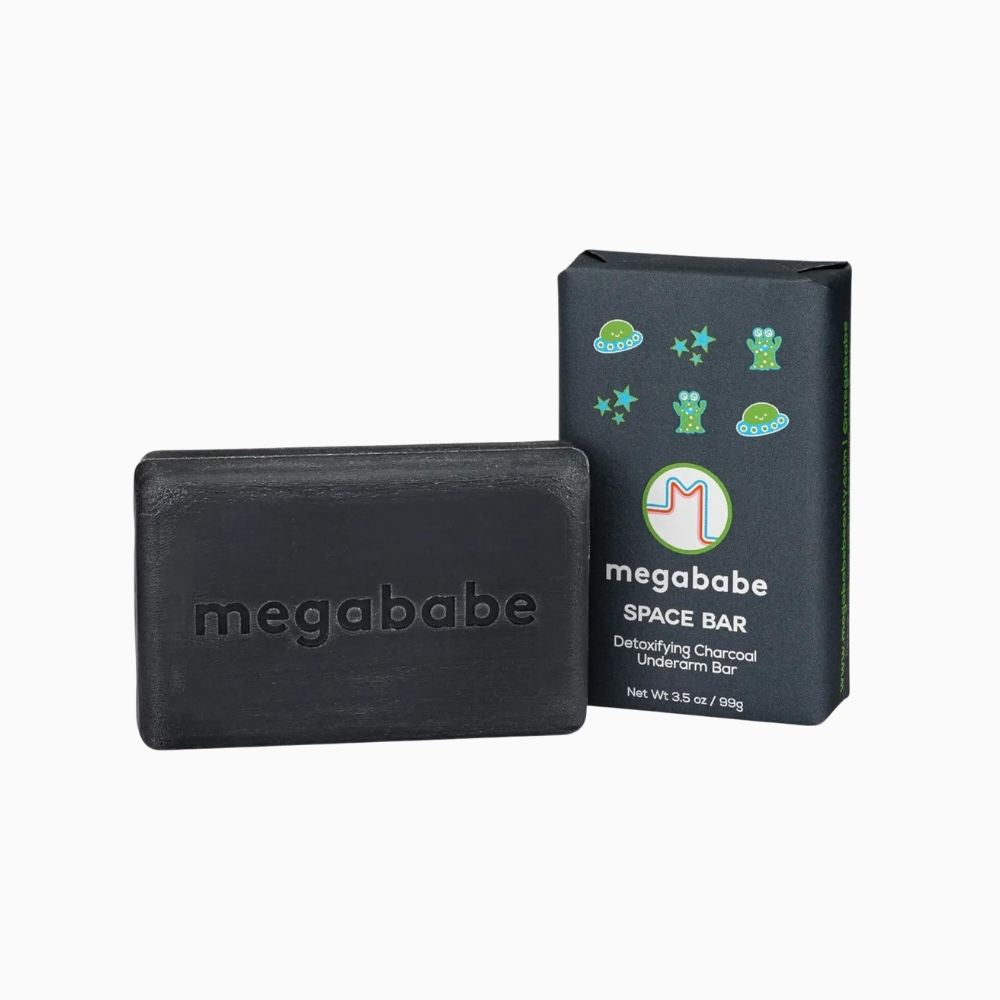 Megababe Space Bar Detoxifying Charcoal Underarm Bar 99g