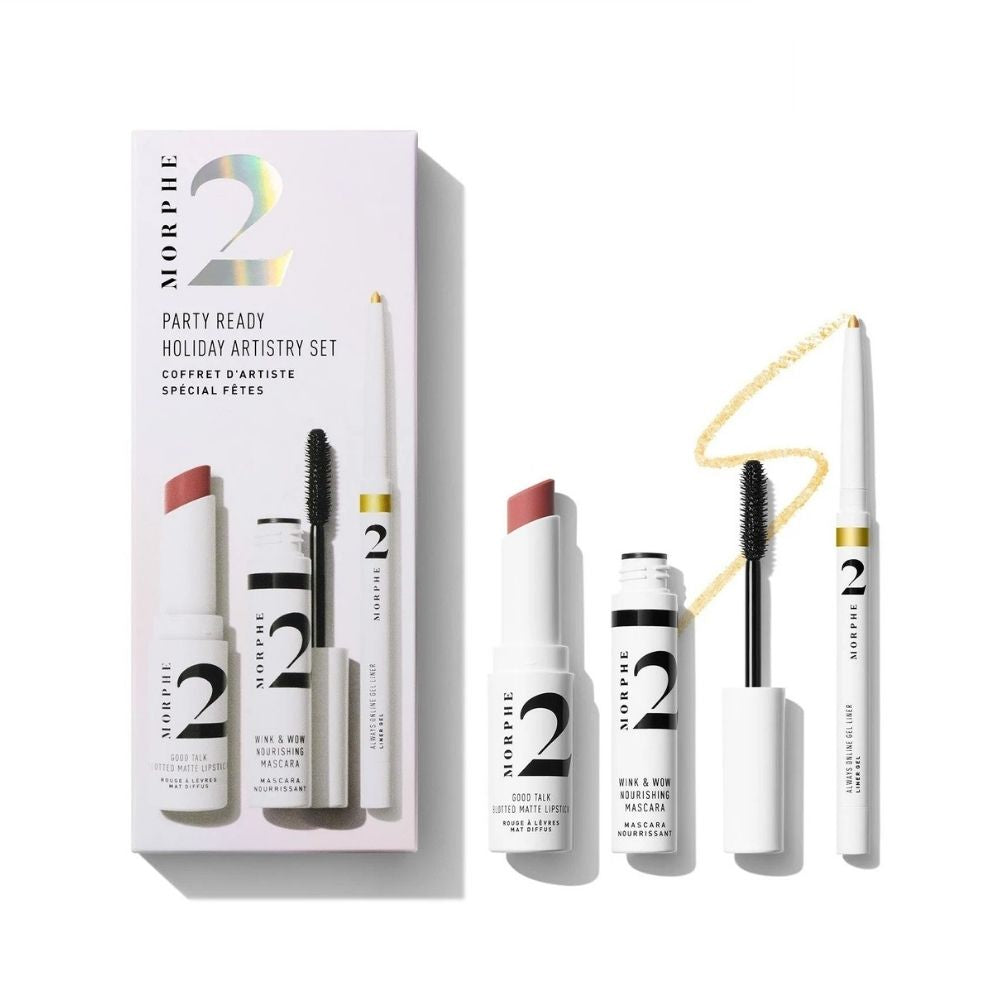 Morphe 2 Party Ready Holiday Artistry Set - Natural Charmer